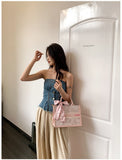 canvas shoulder commuter handbag HZ1024