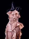 Rose Gold Pink Spaghetti Straps Sheath Satin Short Prom Dresses Birthday Party Dress HZ1024