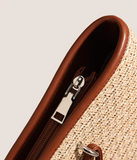 Capacity Beach Grass Woven Commuter shoulder bag HZ1024