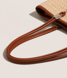 Capacity Beach Grass Woven Commuter shoulder bag HZ1024