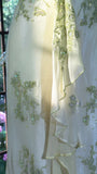 Halter Sheath Chiffon Beaded Formal Dresses, Light Green Long Prom Dresses HZ1024