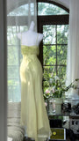 Halter Sheath Chiffon Beaded Formal Dresses, Light Green Long Prom Dresses HZ1024