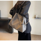 capacity versatile handbag shoulder bag commuter tote bag HZ1024