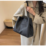 capacity versatile handbag shoulder bag commuter tote bag HZ1024