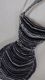 Bodycon Spaghetti Straps Beaded Short Birthday Dress Homecoming Dresses HZ1024