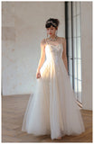 Apricot A-Line A-Line Spaghetti Strap Party Dress, Tulle Sweet Birthday Outfit HZ1024