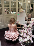 Halter Homecoming Dress Short Ball Gowns Sweet 18th Birthday Outfit Fashion Party Dress HZ1024