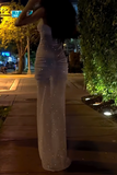 Champagne Sweetheart Sheath Chiffon Birthday Party Dress Elegant Formal Dress Graduation Prom Dresses HZ1024