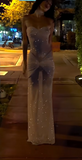 Champagne Sweetheart Sheath Chiffon Birthday Party Dress Elegant Formal Dress Graduation Prom Dresses HZ1024