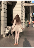 Polka Dot Romantic Long Sleeve Dress HZ1024