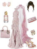 Pink Halter Mermaid Evening Gown Tulle Lace Prom Dresses Fashion 24th Birthday Outfit HZ1024