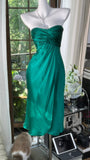 Dark Green Strapless Short Sheath Formal Dress Party Dress HZ1024