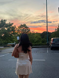 Strapless Sheath Short Homecoming Dress Fashion Party Dress Satin 18th Birthday Outfit HZ1024