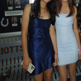 Blue Strapless Sheath Short Homecoming Dress Fashion Sparkly Party Dress Satin 18th Birthday Outfit HZ1024