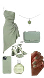 Avocado Green Strap Sheath Short Formal Dress Homecoming Dresses Elegant Birthday Outfit Party Dresses HZ1024