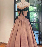 Halter Neck Pink Ball Gown Quinceanera Dress Satin Birthday Dress Fashion Prom Dress HZ1024