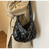capacity down shoulder saddle bag commuter messenger bag HZ1024
