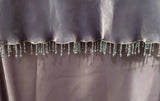 Spaghetti Strap Sheath Gray Purple Long Prom Dress Elegant Satin Evening Dress HZ1024