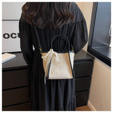 all-match hand-woven commuter shoulder bag crossbody tote bag HZ1024