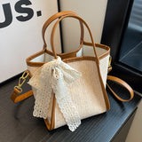 all-match hand-woven commuter shoulder bag crossbody tote bag HZ1024