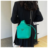Nylon Chain Portable Bucket Bag HZ1024