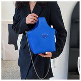 Nylon Chain Portable Bucket Bag HZ1024