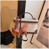 versatile canvas messenger bag square bucket bag HZ1024