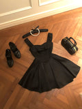 Straps A-Line Short Hoco Dresses Satin Birthday Dress Cute Party Formal Dress HZ1024