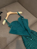 Teal Sheath Short Formal Dress Chiffon Rhinestone Birthday Party Dress Elegant Hoco Dress HZ1024