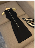 Jewel Sheath Formal Dresses Cute Satin Rhinestone Hoco Dresses Party Dress HZ1024