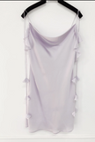Spaghetti Strap Sheath Formal Dresses Cute Taro Purple Satin Hoco Dresses Birthday Outfit Party Dress HZ1024