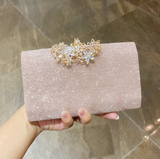 Pink Wedding Bag Sparkly Diamond Banquet Party Handbag HZ1024