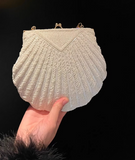 Beige Wedding Bag Vintage Banquet Party Handbag HZ1024
