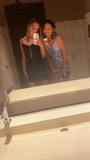 Blue Bodycon Short Homecoming Dress V Neck Formal Dress Birthday Party Dress HZ1024
