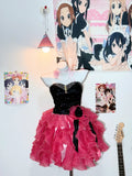 Black Pink Ball Gown Birthday Dress Sweetheart Neck Short Homecoming Dress Cute Tulle Formal Dress HZ1024