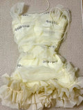 Yellow Bodycon Birthday Dress Off shoulder Short Homecoming Dress Beaded Tulle Formal Dress HZ1024