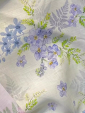 floral pastoral style puff sleeve square neck dress HZ1024