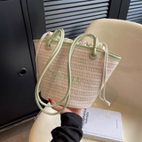 beach style straw shoulder bag HZ1024