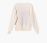 pattern crew neck long sleeve sweater HZ1024