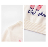 pattern crew neck long sleeve sweater HZ1024