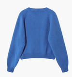round neck loose cardigan HZ1024