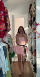 Pink Ball Gown Strapless Formal Dress Sweet 18th Birthday Dress Homecoming Dresses HZ1024