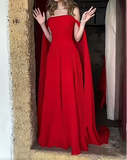 Off-the-shoulder A-Line Chiffon Long Prom Dresses,Burgundy Formal Evening Dresses HZ1024