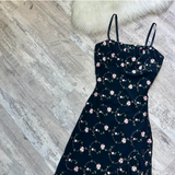 Spaghetti Strap Sheath Beaded Chiffon Short Prom Dresses, Vintage Black Homecoming Dresses HZ1024