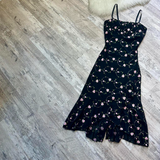 Spaghetti Strap Sheath Beaded Chiffon Short Prom Dresses, Vintage Black Homecoming Dresses HZ1024