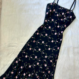 Spaghetti Strap Sheath Beaded Chiffon Short Prom Dresses, Vintage Black Homecoming Dresses HZ1024