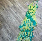 Halter Sheath Beaded Chiffon Prom Dresses, Yellow Homecoming Dresses HZ1024
