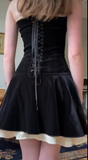 Strapless A-Line Velvet Short Prom Dresses, Black Homecoming Dresses, Sleeveless Birthday Dresses HZ1024