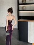 backless printed lace suspender hip skirt HZ1024
