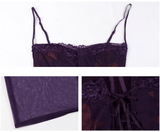 backless printed lace suspender hip skirt HZ1024